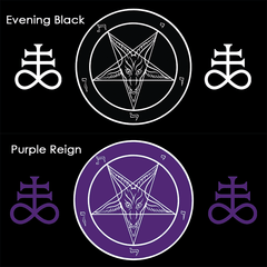 Curved HD Metal Baphomet Plaque - Satanme