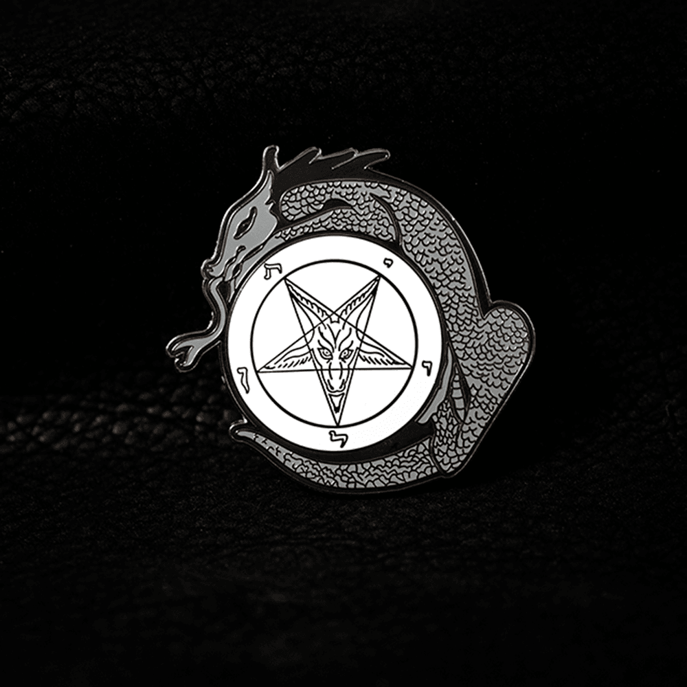 Church of Satan Letterhead Pin - Satanme