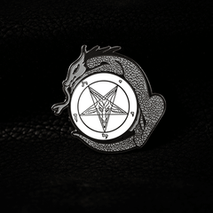 Church of Satan Letterhead Pin - Satanme