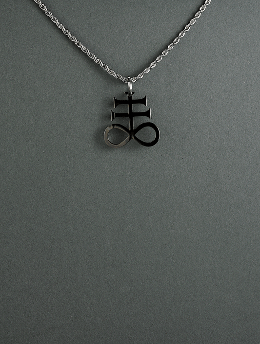 1" Brimstone - Hell Forged Steel Medallion - Satanme