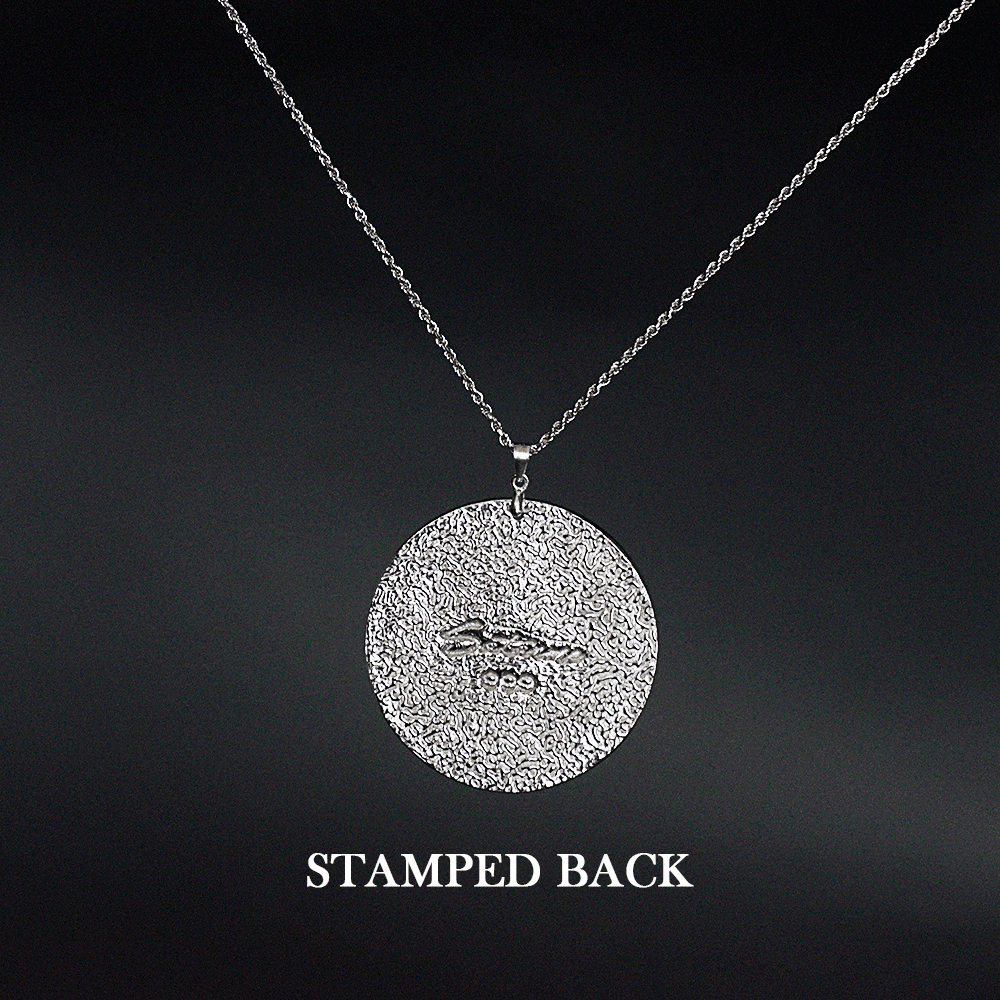 999 Fine Silver Baphomet Medallion - Satanme