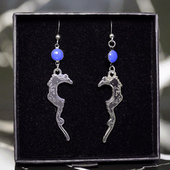 Satanic Bible Dragon Earrings