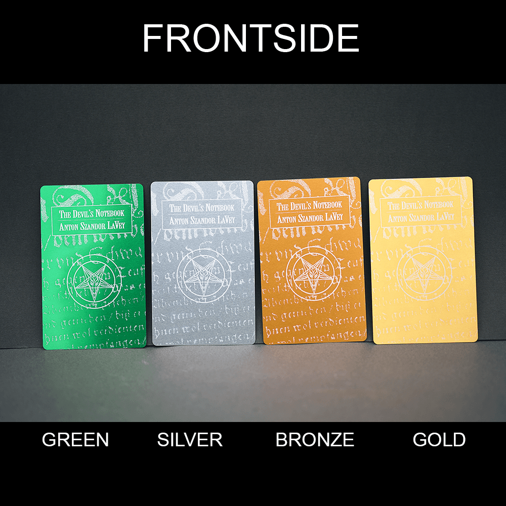 The Devil's Notebook Bookmark - Satanme Signature Series