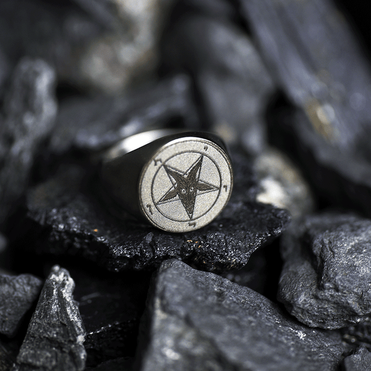 The Ghost Baphomet Ring