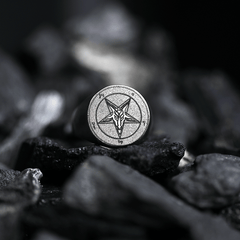 The Ghost Baphomet Ring