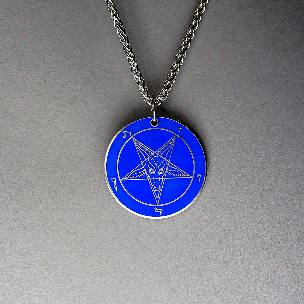 Baphomet Rituals Baphomet Ritual Medallion - Hell Forged Steel – Satanme