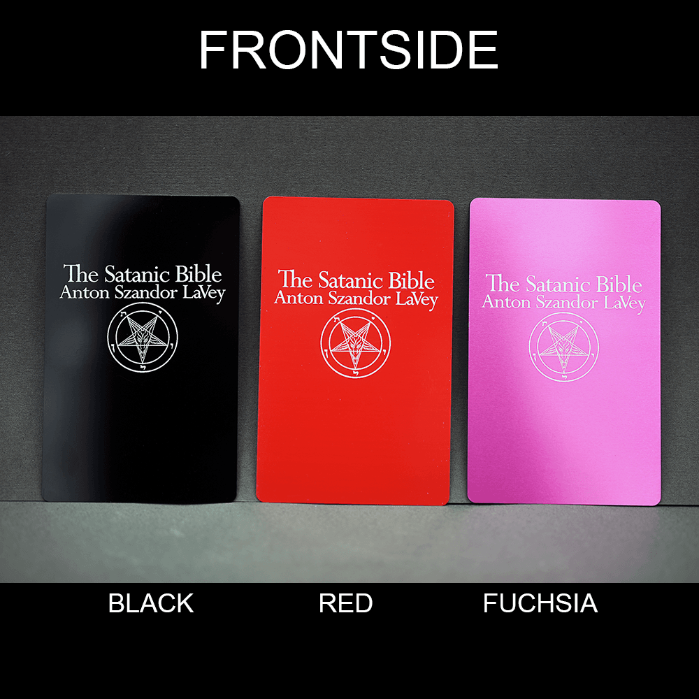 Satanic Bible Bookmark - Satanme Signature Series - Satanme