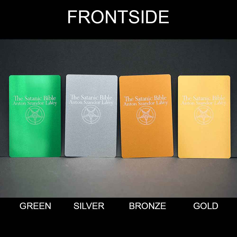 The Nine Satanic Statements Bookmark - Satanme Signature Series - Satanme