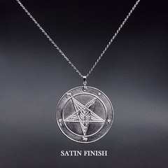 999 Fine Silver Baphomet Medallion - Satanme