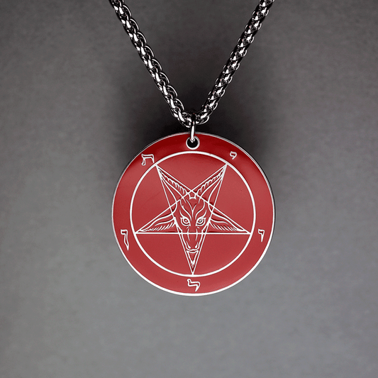 Baphomet Ritual Medallion - Hell Forged Steel - Satanme