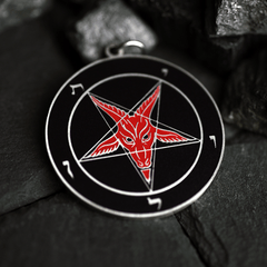 Abyssborn Baphomet - Hell Forged Steel Medallion - Satanme