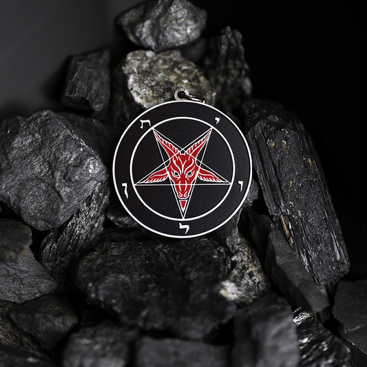 Abyssborn Baphomet - Hell Forged Steel Medallion - Satanme