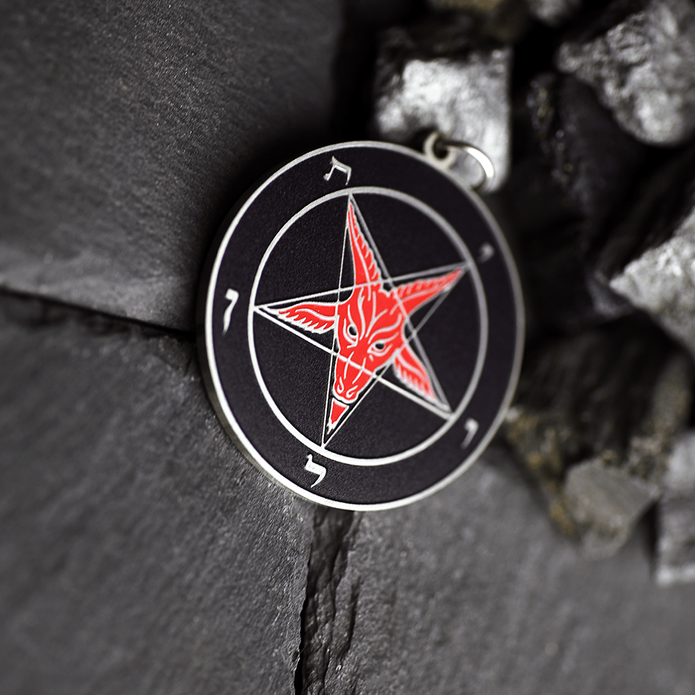 Abyssborn Baphomet - Hell Forged Steel Medallion - Satanme