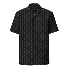 Baphomet Pattern Camp Shirt - Satanme