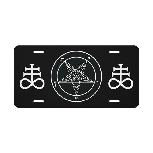 Baphomet Vanity Plate - Satanme