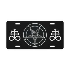 Baphomet Vanity Plate - Satanme
