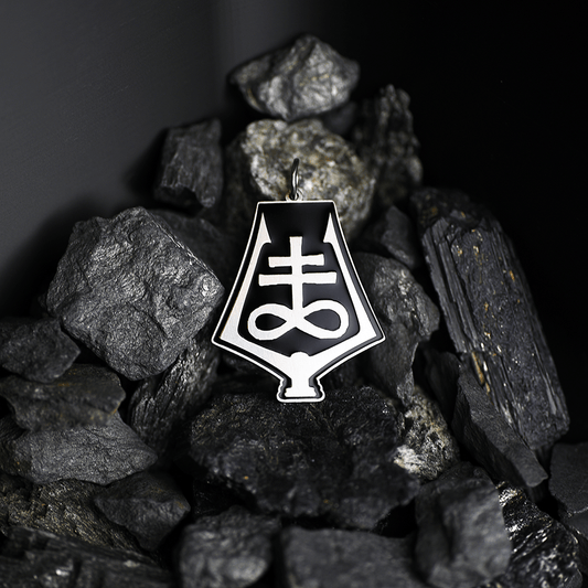 Barb & Brimstone - Hell Forged Steel Medallion - Satanme