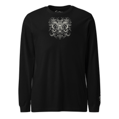 Baroque Demon Visage Long Sleeve Shirt - Satanme