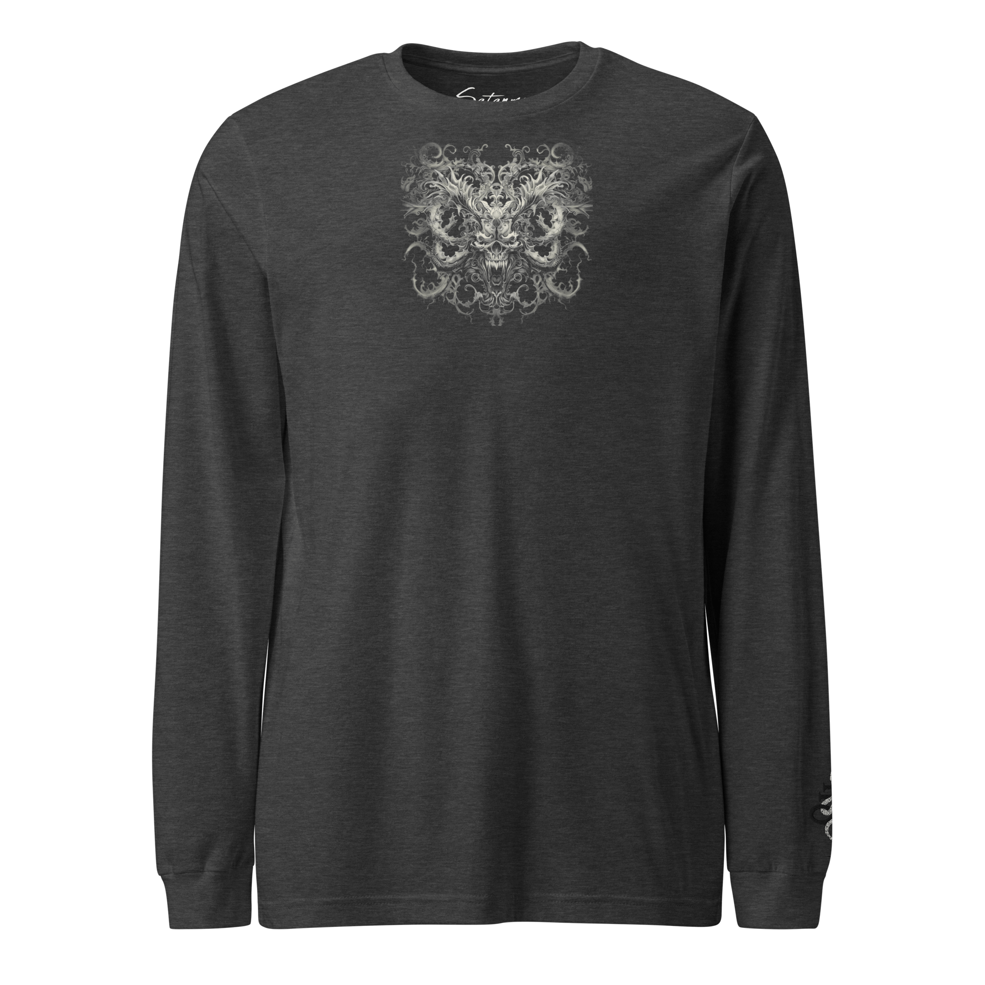 Baroque Demon Visage Long Sleeve Shirt - Satanme