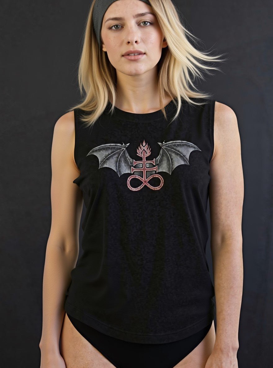 Bat Outta Hell Muscle Shirt - Satanme
