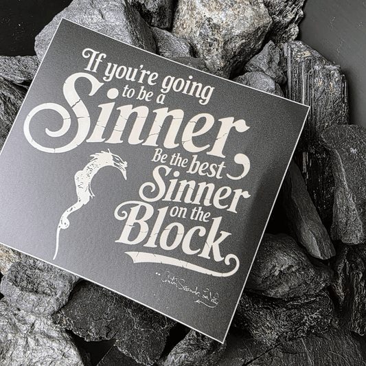 Best Sinner Sticker - Satanme
