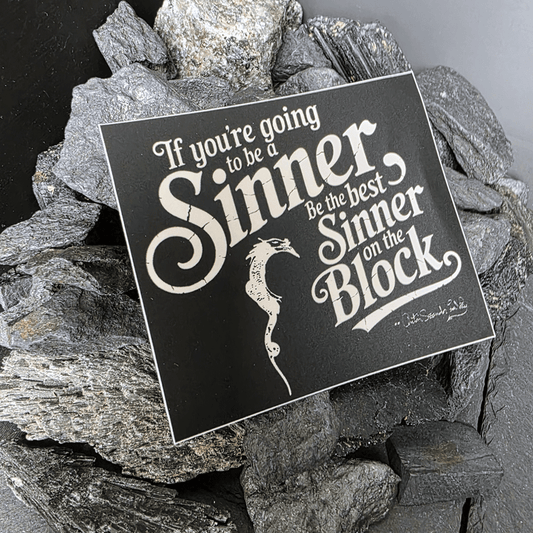 Best Sinner Sticker - Satanme