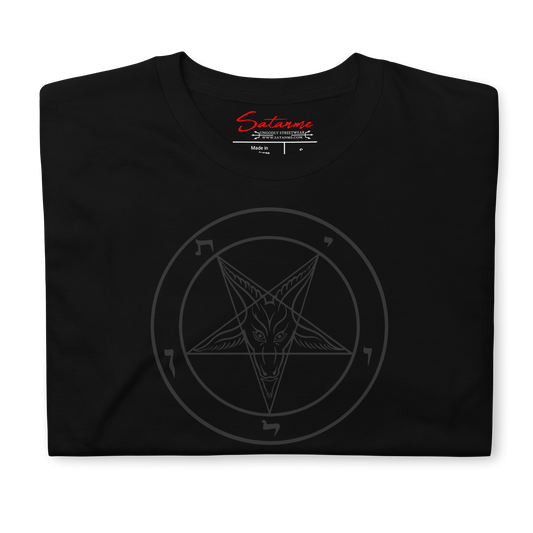 Black as Pitch Baphomet Shirt - Satanme