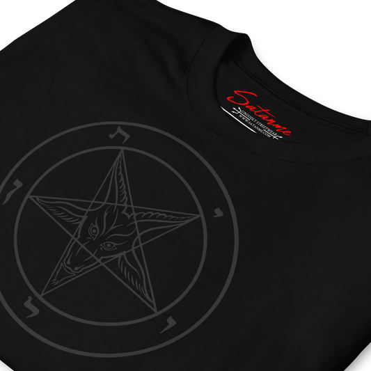 Black as Pitch Baphomet Shirt - Satanme
