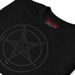 Black as Pitch Baphomet Shirt - Satanme