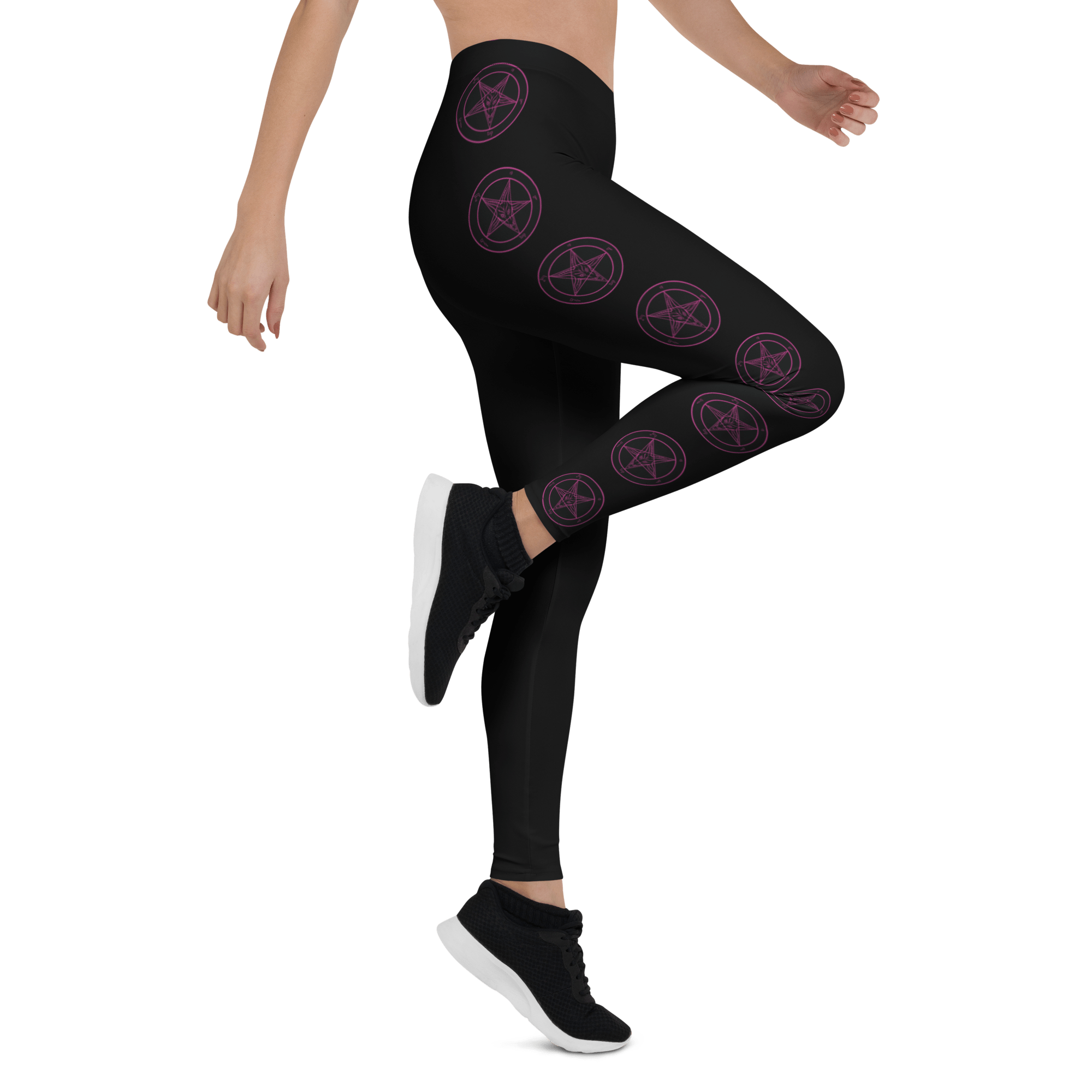 Black Satanic Bible Leggings - Satanme