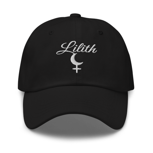Dark Moon Lilith Embroidered Hat - Satanme