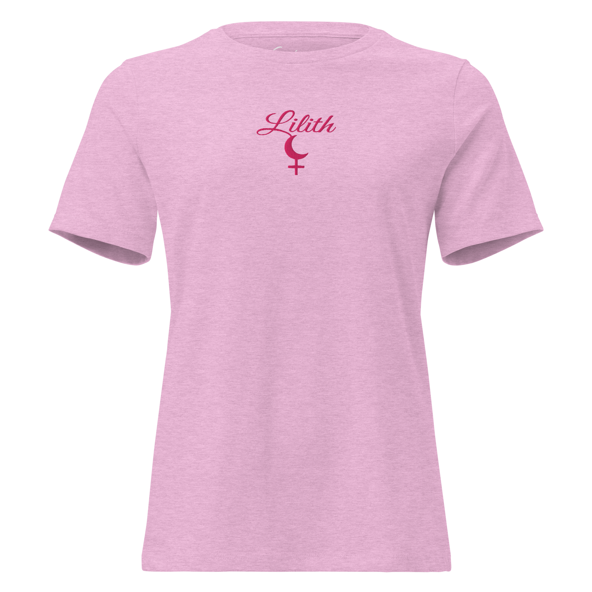 Dark Moon Lilith Embroidered Women's Shirt - Satanme