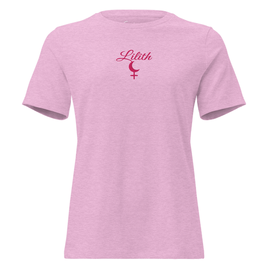 Dark Moon Lilith Embroidered Women's Shirt - Satanme