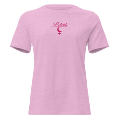 Dark Moon Lilith Embroidered Women's Shirt - Satanme
