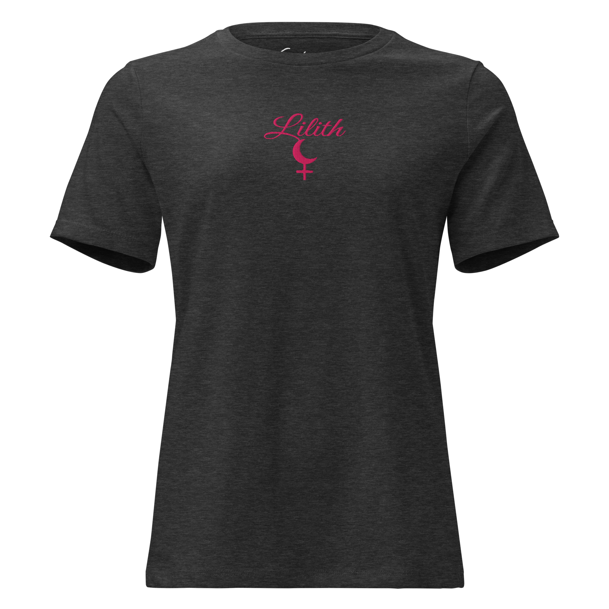 Dark Moon Lilith Embroidered Women's Shirt - Satanme