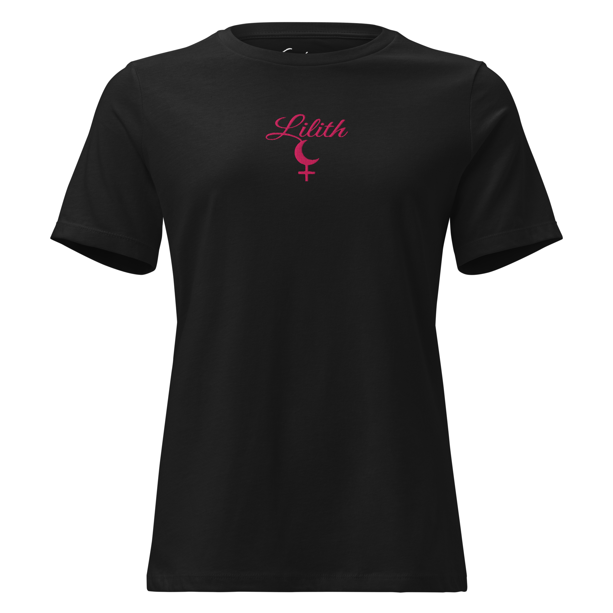 Dark Moon Lilith Embroidered Women's Shirt - Satanme