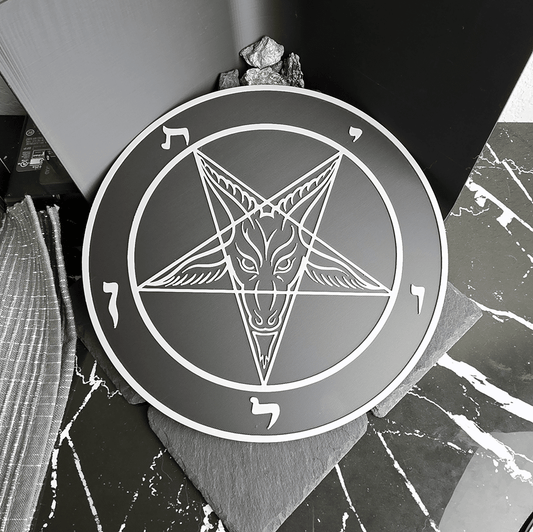 Dynamic 3D Abyssal Baphomet Plaque - Satanme