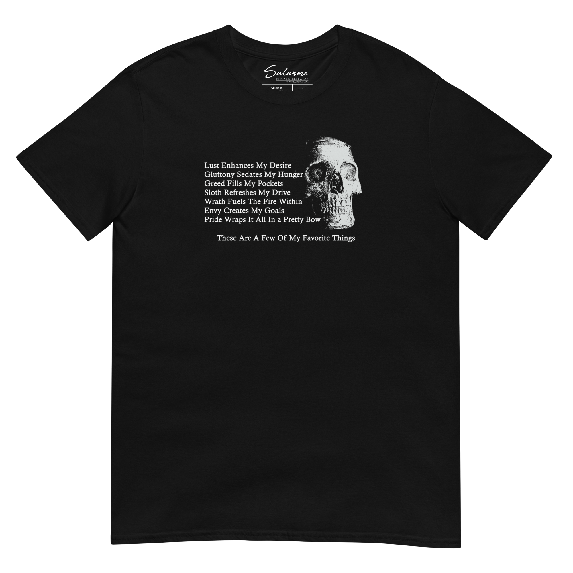 Favorite Sins Shirt - Satanme