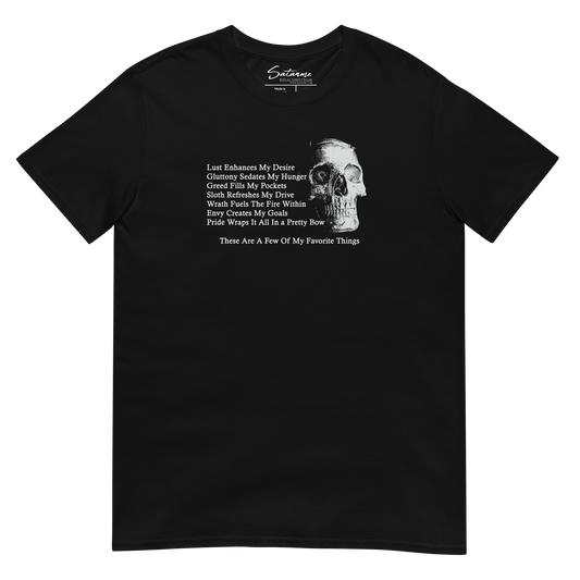 Favorite Sins Shirt - Satanme
