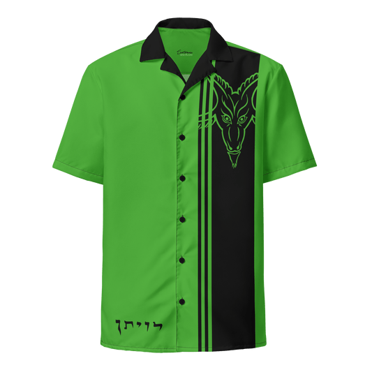 Green Envy Baphomet Camp Shirt - Satanme