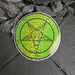 Green-Eyed Magic - Chaos Sticker - Satanme