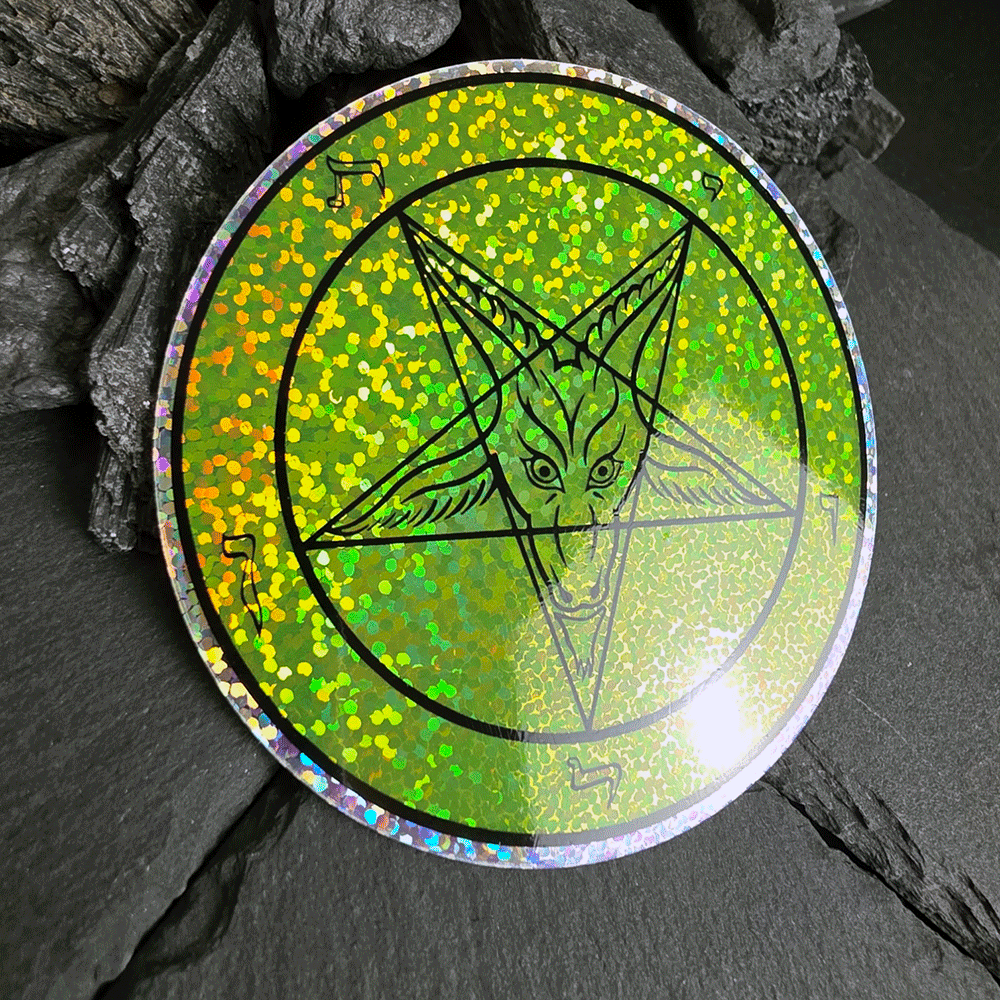 Green-Eyed Magic - Chaos Sticker - Satanme