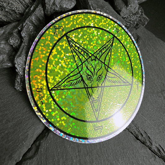 Green-Eyed Magic - Chaos Sticker - Satanme
