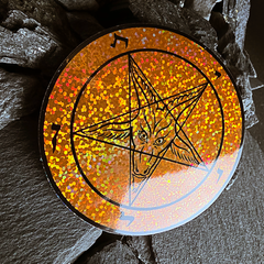 Hellish Embers - Chaos Sticker - Satanme