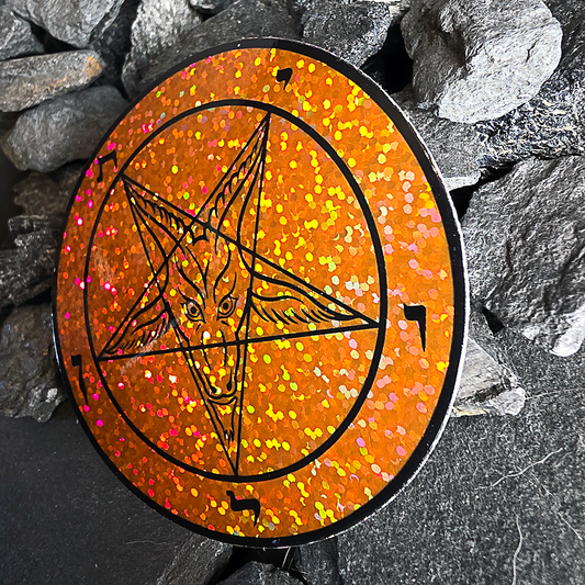 Hellish Embers - Chaos Sticker - Satanme