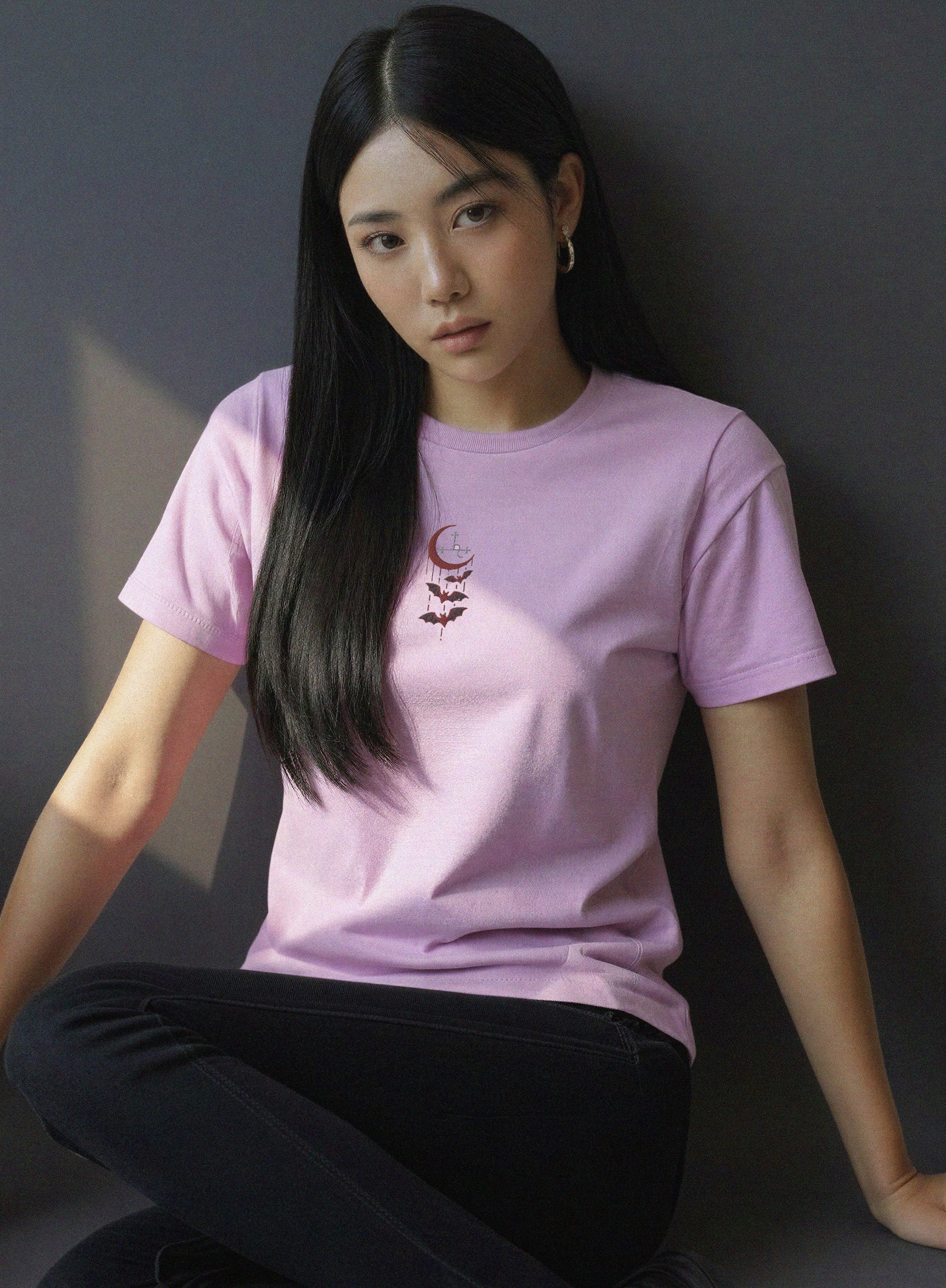 Lilith’s Embrace Embroidered Women's Fitted Shirt - Satanme