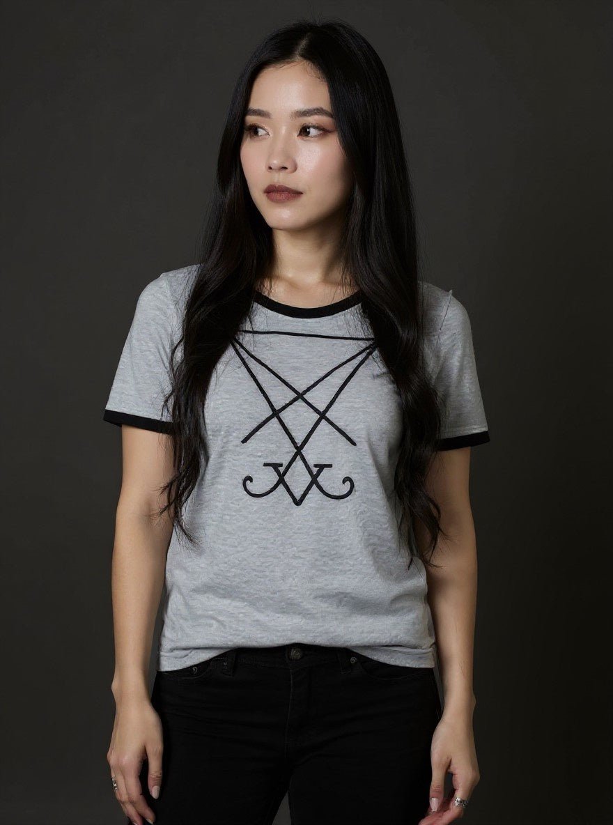 Lucifer Ringer Shirt - Satanme