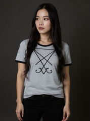 Lucifer Ringer Shirt - Satanme
