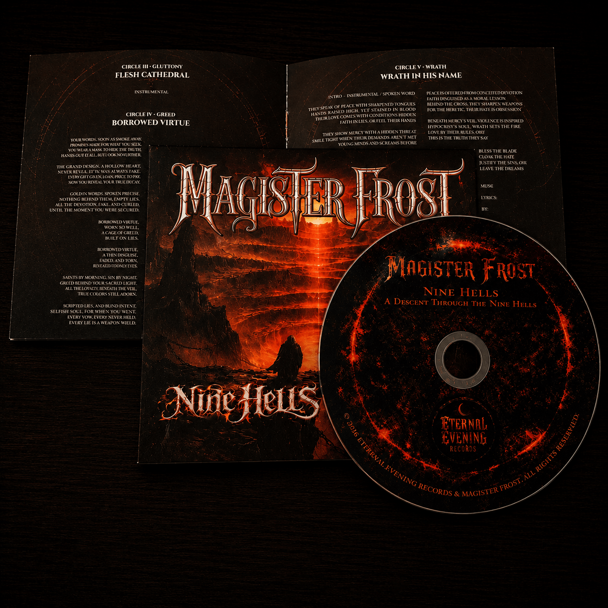 Magister Frost - Nine Hells - Audio CD - Satanme
