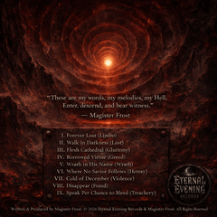 Magister Frost - Nine Hells - Audio CD - Satanme